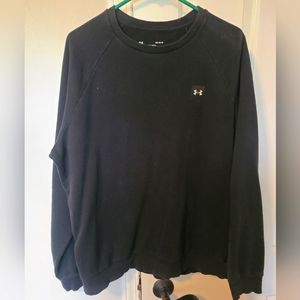 Xl men Under Armour black crewneck sweatshirt vguc